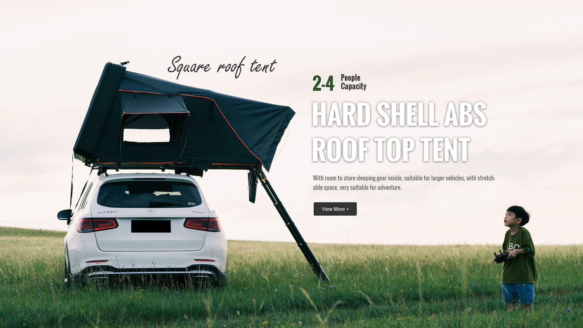 Aluminum Side Open Roof Top Tent
