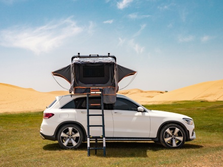 Aluminum Hardshell Side Pop Up Roof Top Tent XL