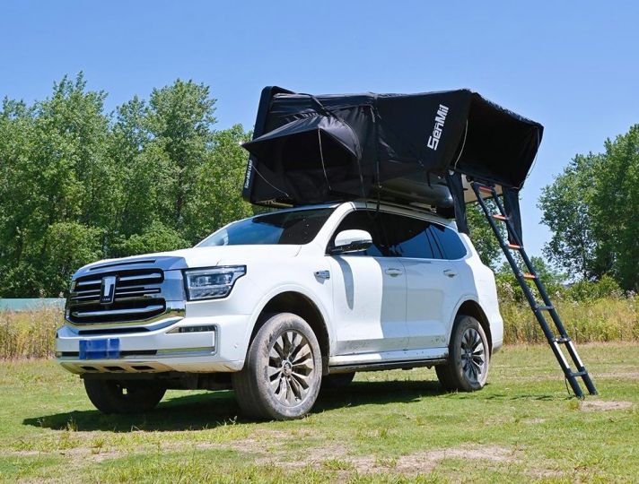 ABS Hard Shell Hydraulic Quick-Opening Roof Tent For SUV
