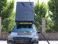 Lightweight triangle aluminum shell roof tent