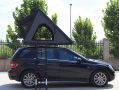 Lightweight triangle aluminum shell roof tent